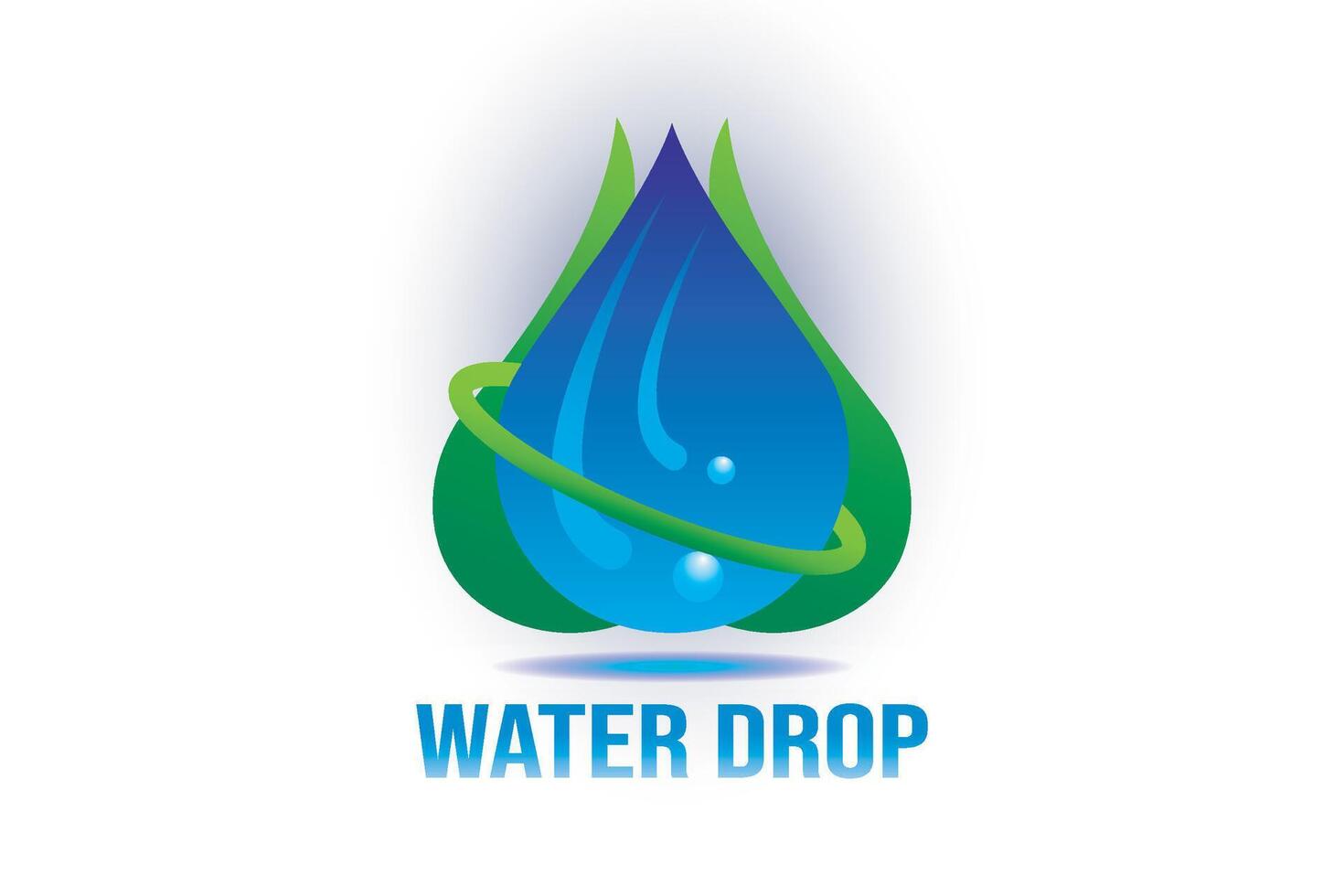 Water drop logo. Environment icon. vector