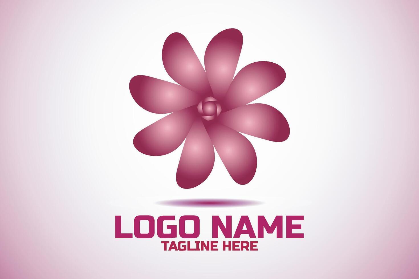 Flower icon design template. Floral logo design. vector