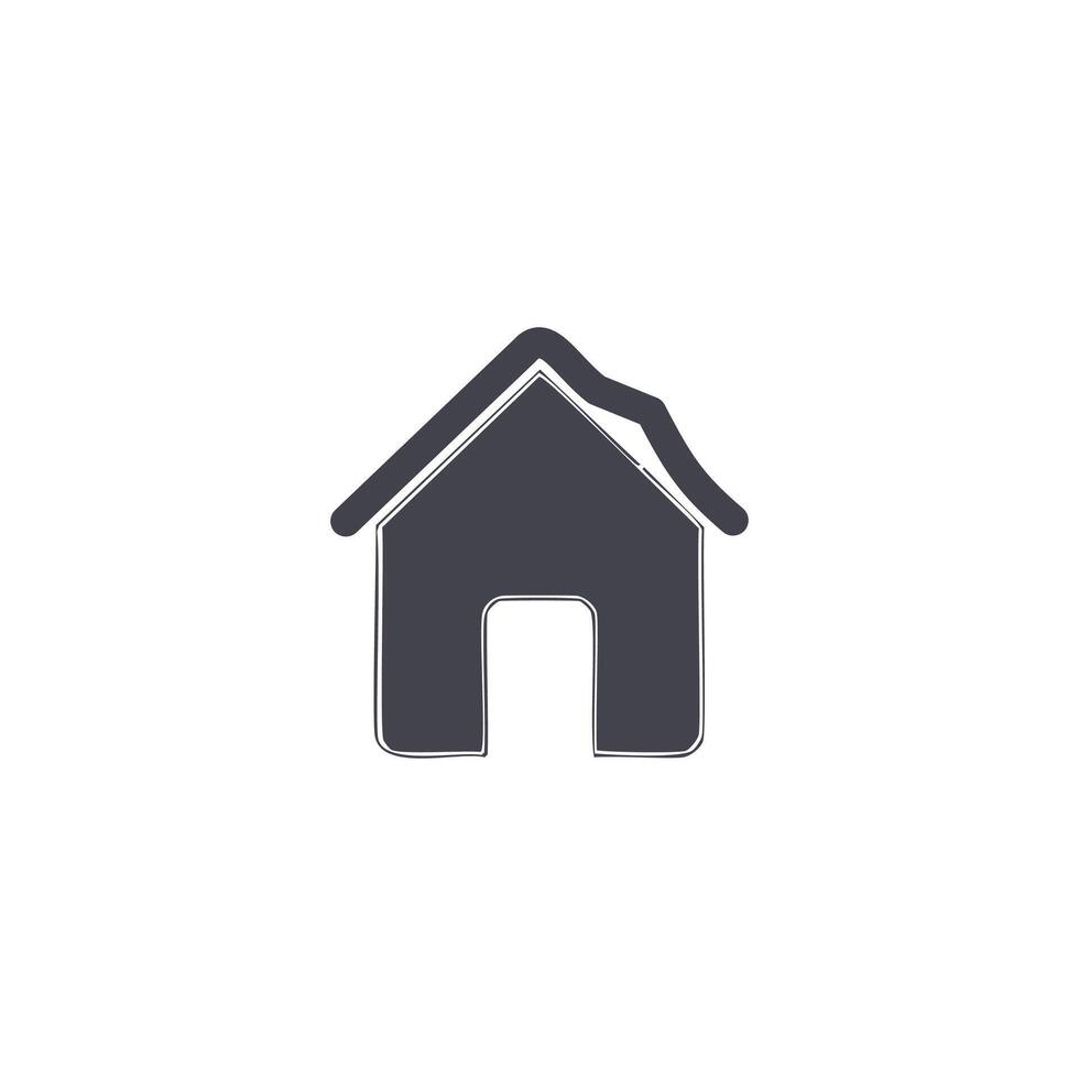 Home related icon on background for graphic and web design. Creative illustration concept symbol for web or mobile app vector