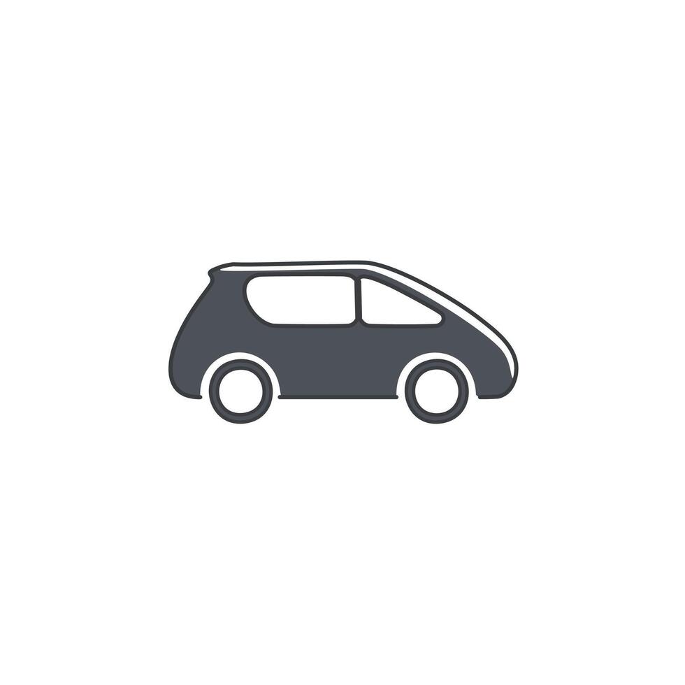 Car related icon on background for graphic and web design. Creative illustration concept symbol for web or mobile app vector