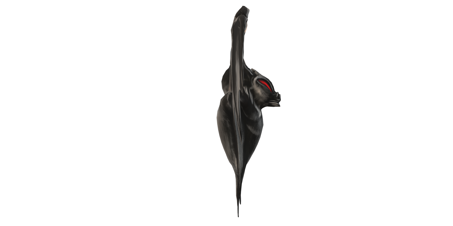 Hanging Scary Bat isolated on a Transparent Background png