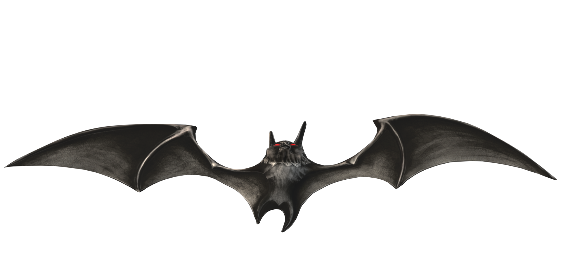 Evil Scary Bat isolated on a Transparent Background png