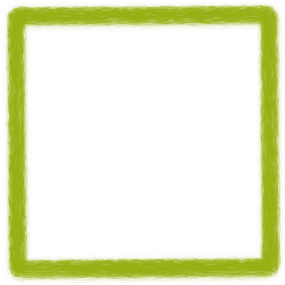 Green textured square frame png