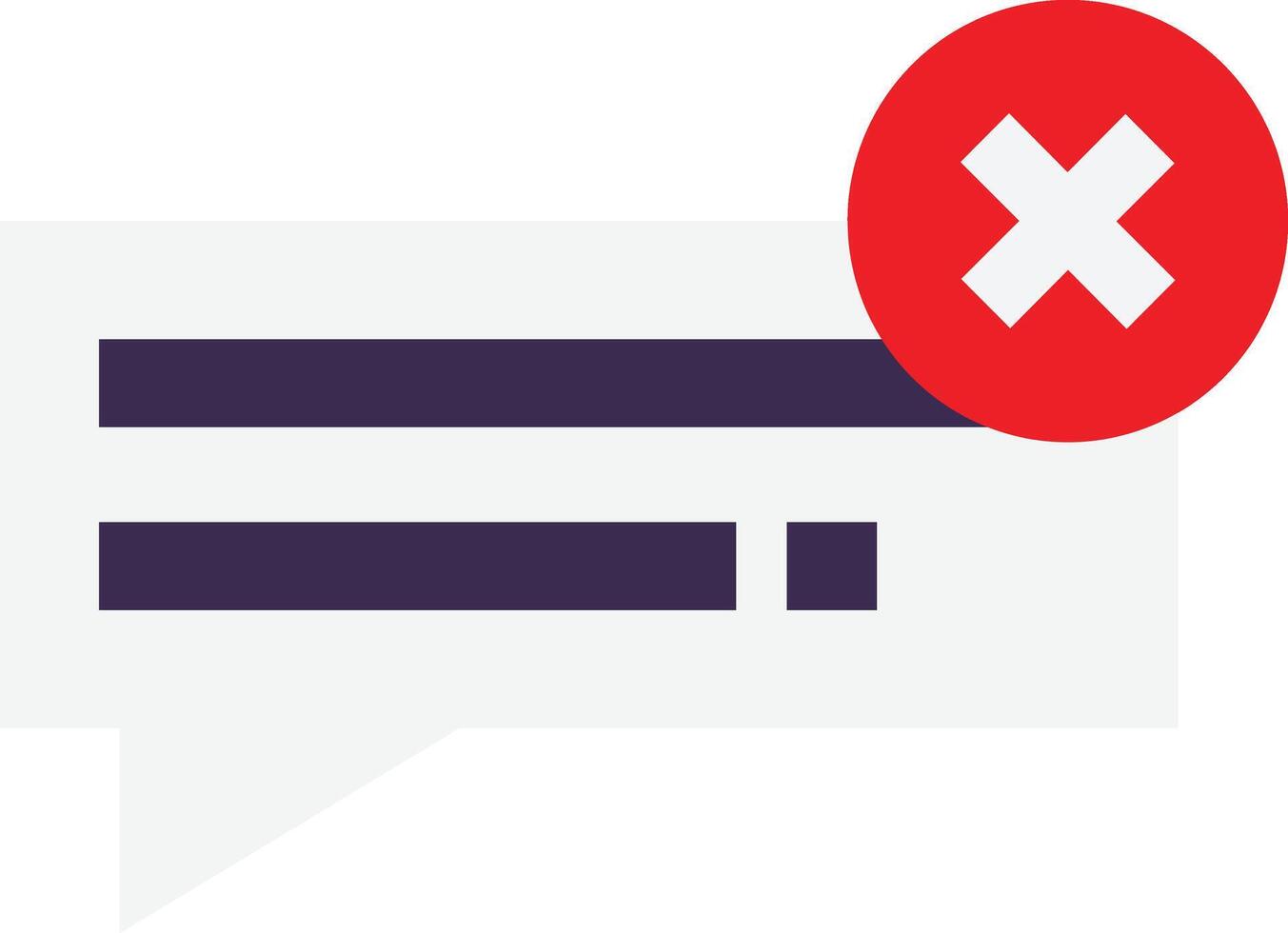 Bad Review Feedback vector