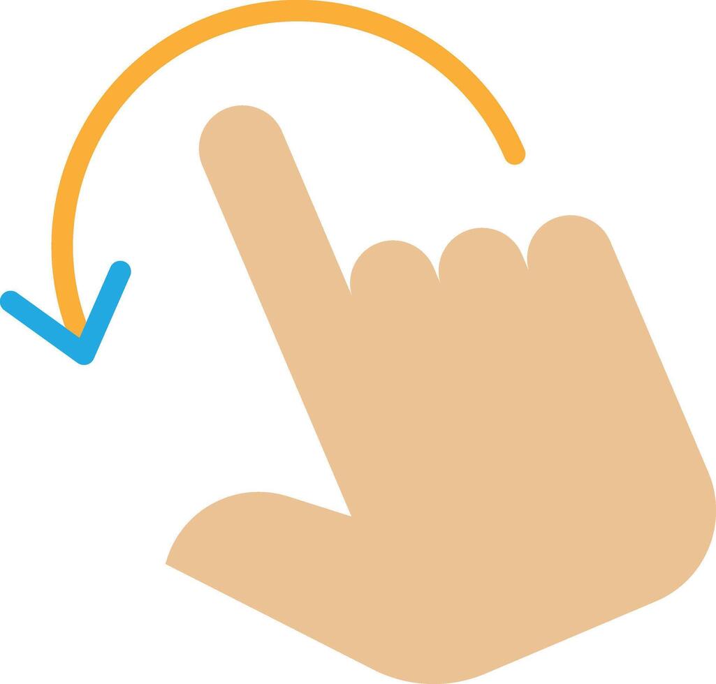 Rotate Reload Gesture vector