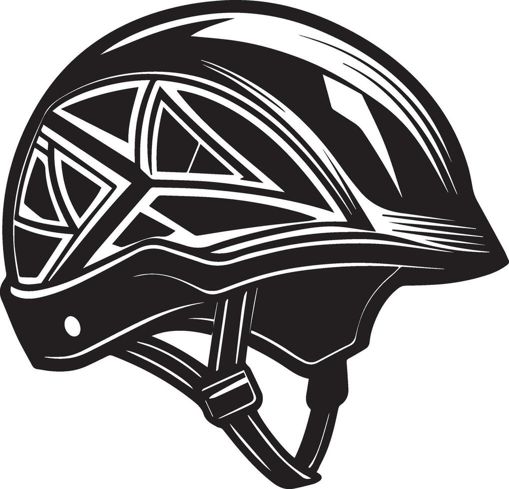 a helmet with a design on it vector