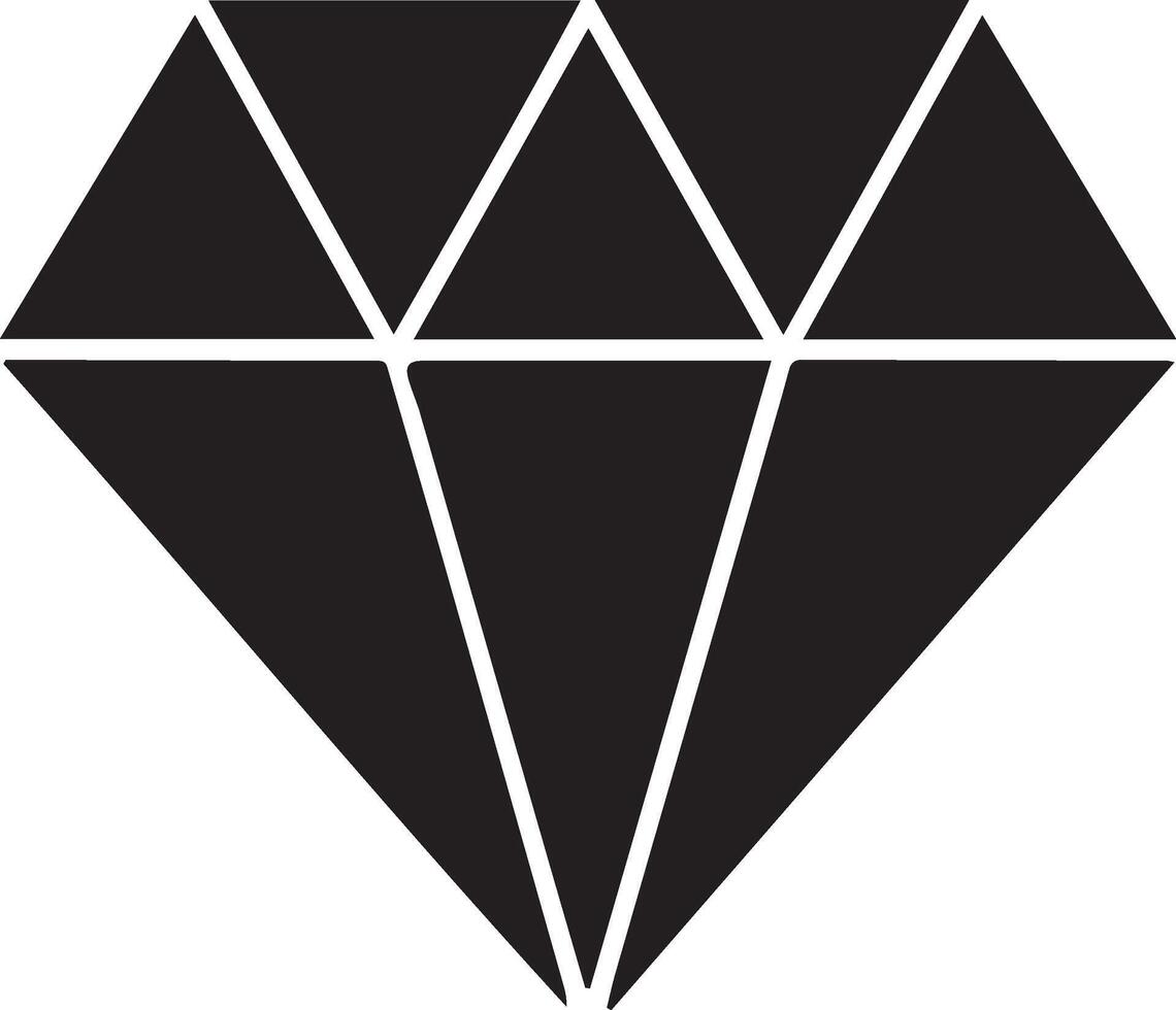a black and white diamond logo vector