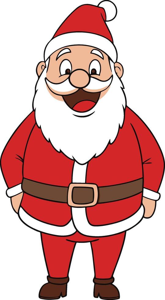 Santa Claus cartoon clip art vector