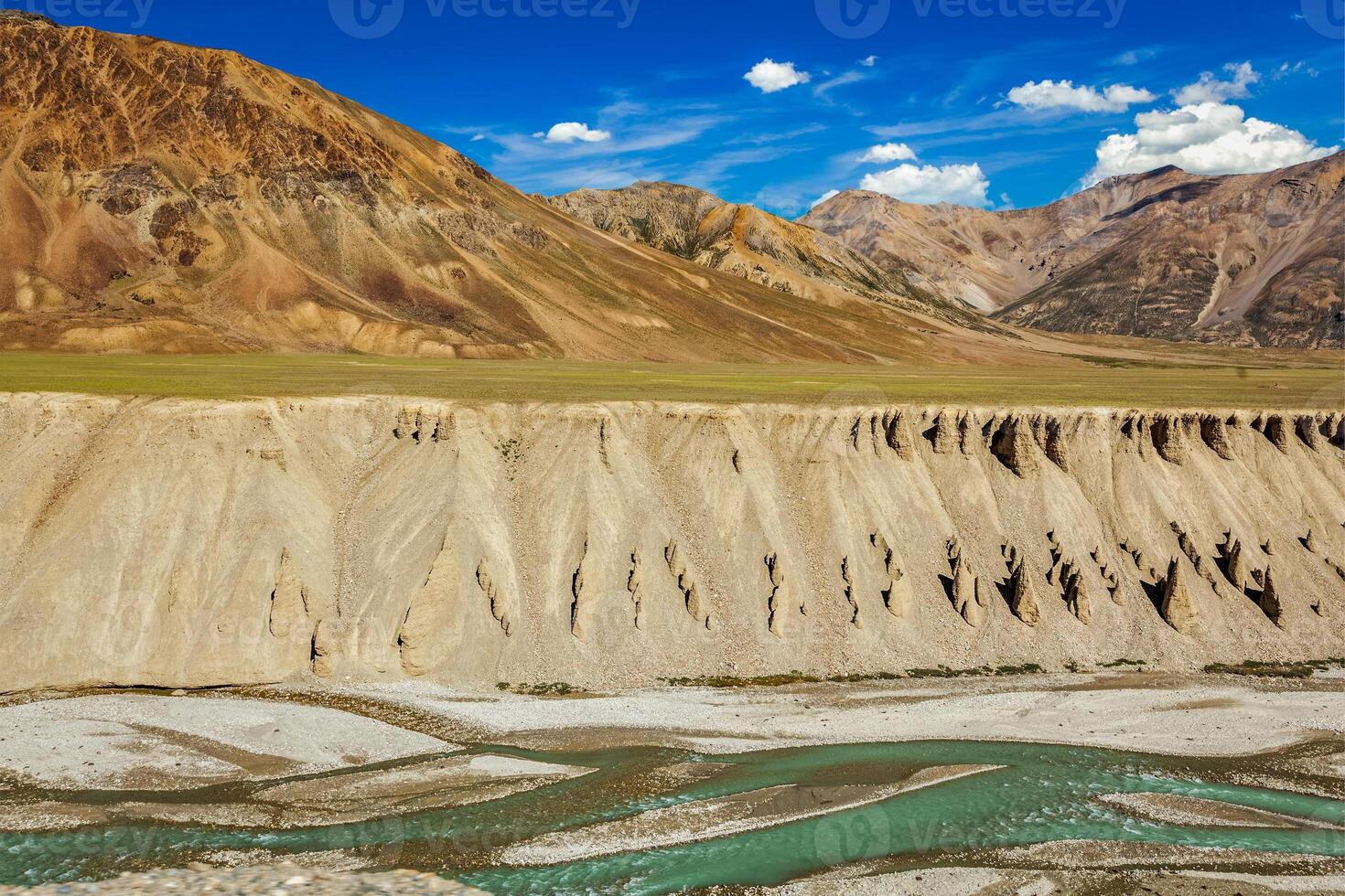 Himalayas landscape in Himalayas, Himachal Pradesh, India photo