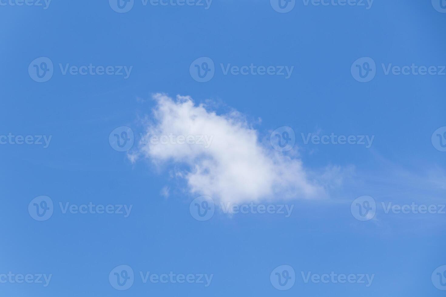 Blue sky background with tiny clouds, Nature cloud blue sky background, Blue Sky with Fluffy White Clouds on a Sunny Summer Day photo