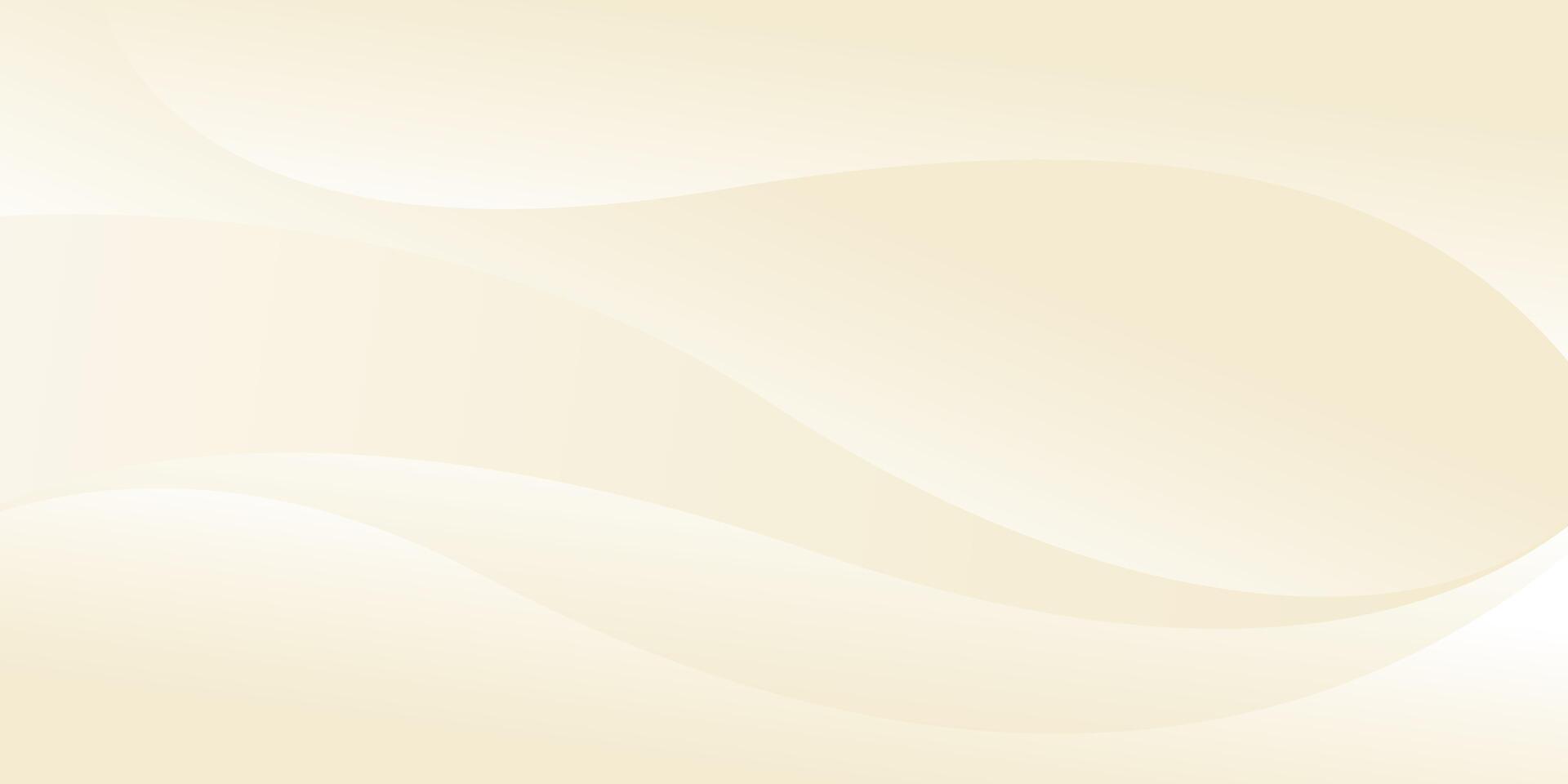 White-cream modern background with wave shapes. illustration vector