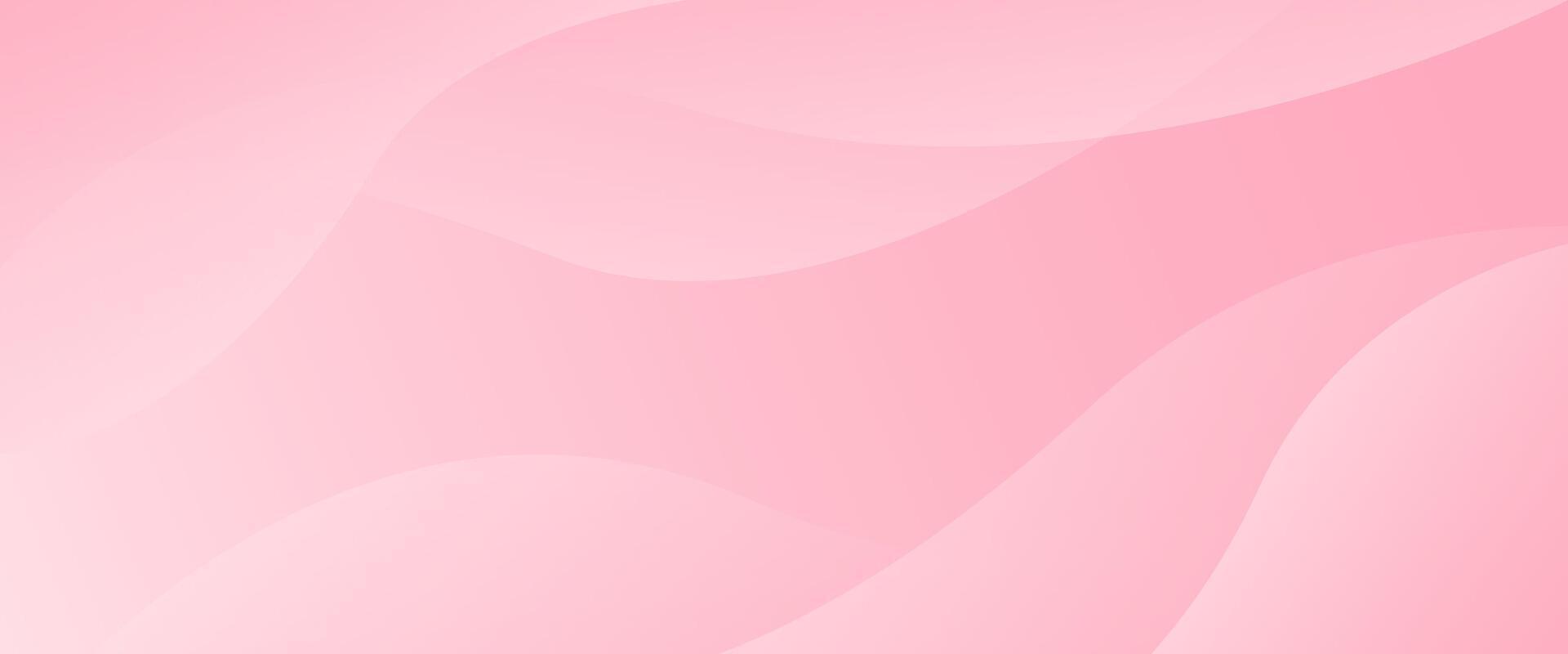 Abstract pink beauty curve background vector