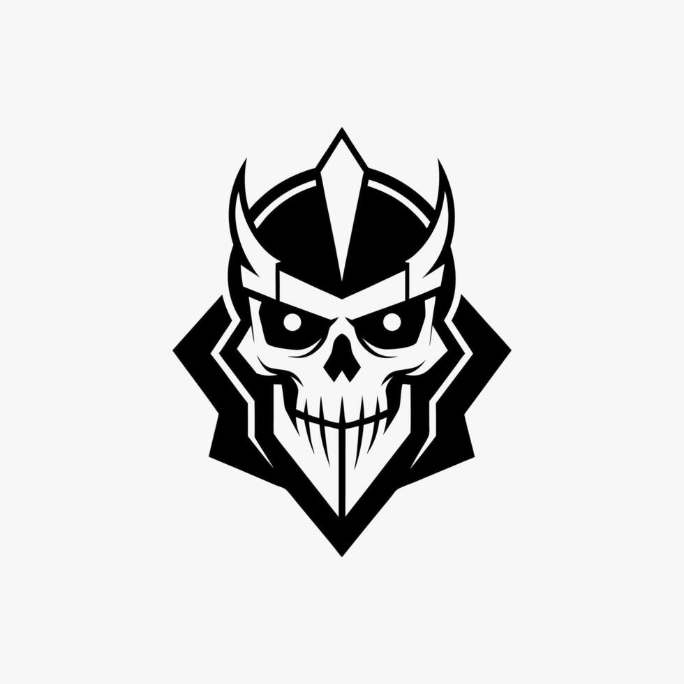 Skull Valkyrie Battle Maiden Mark vector