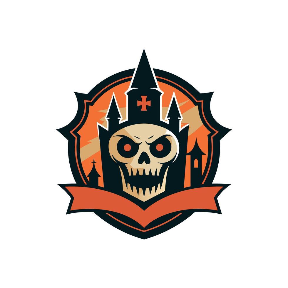 Classic Spooky Style Illustration vector