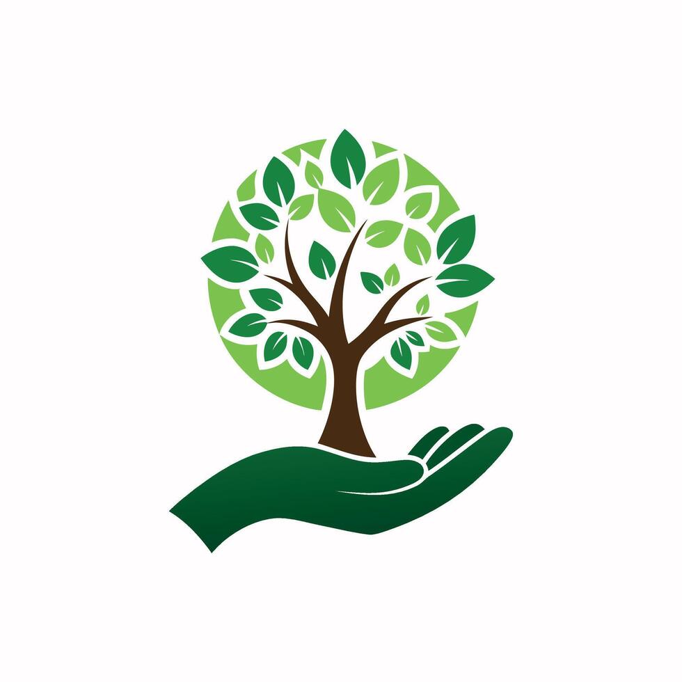 Nurture Nature with Helping Hands vector