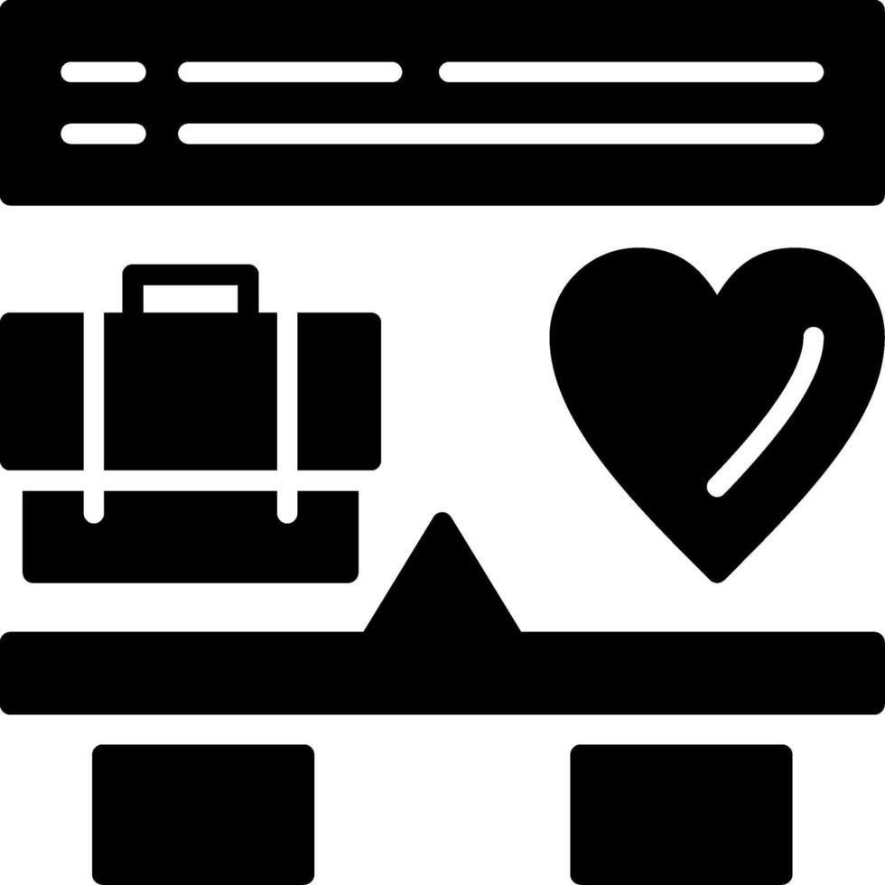 Work Life Balance Icon Design vector