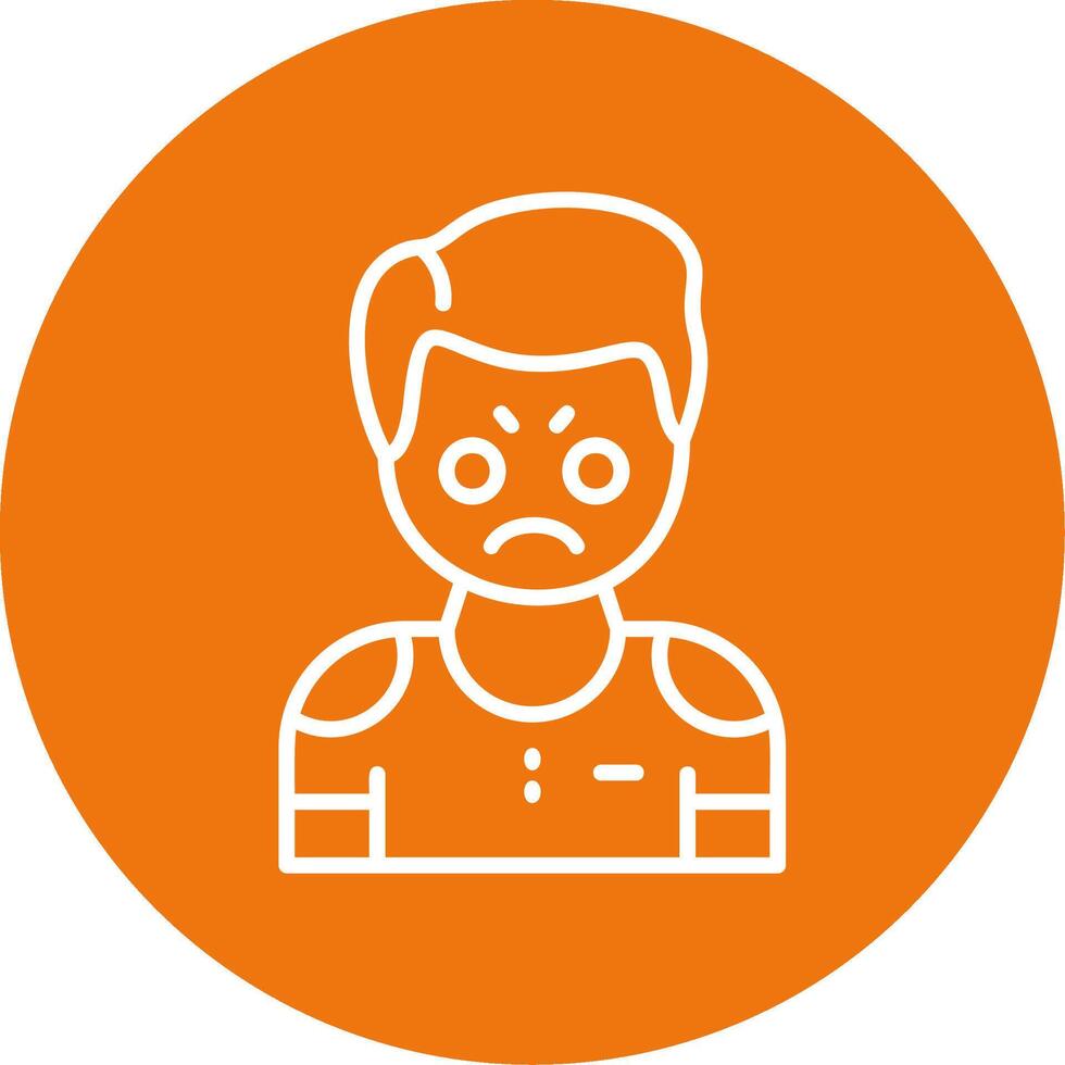 Irritation Icon Design Symbol vector