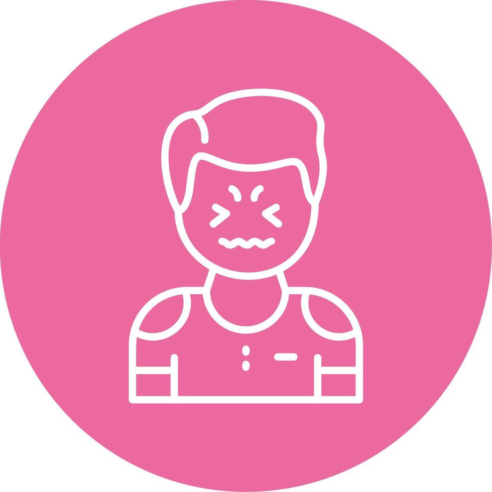 Frustration Icon Design Symbol vector