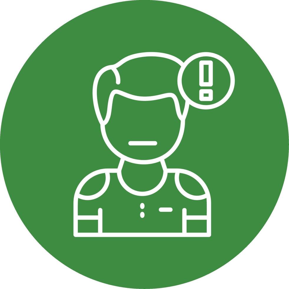 Cautiousness Icon Design Symbol vector