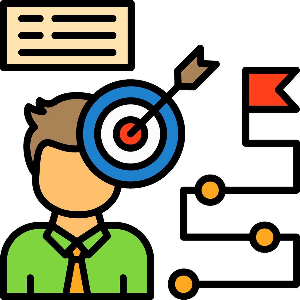 Mission Icon Design vector
