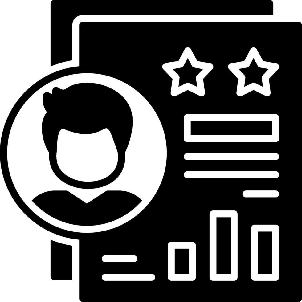 Performance Review Icon Design vector