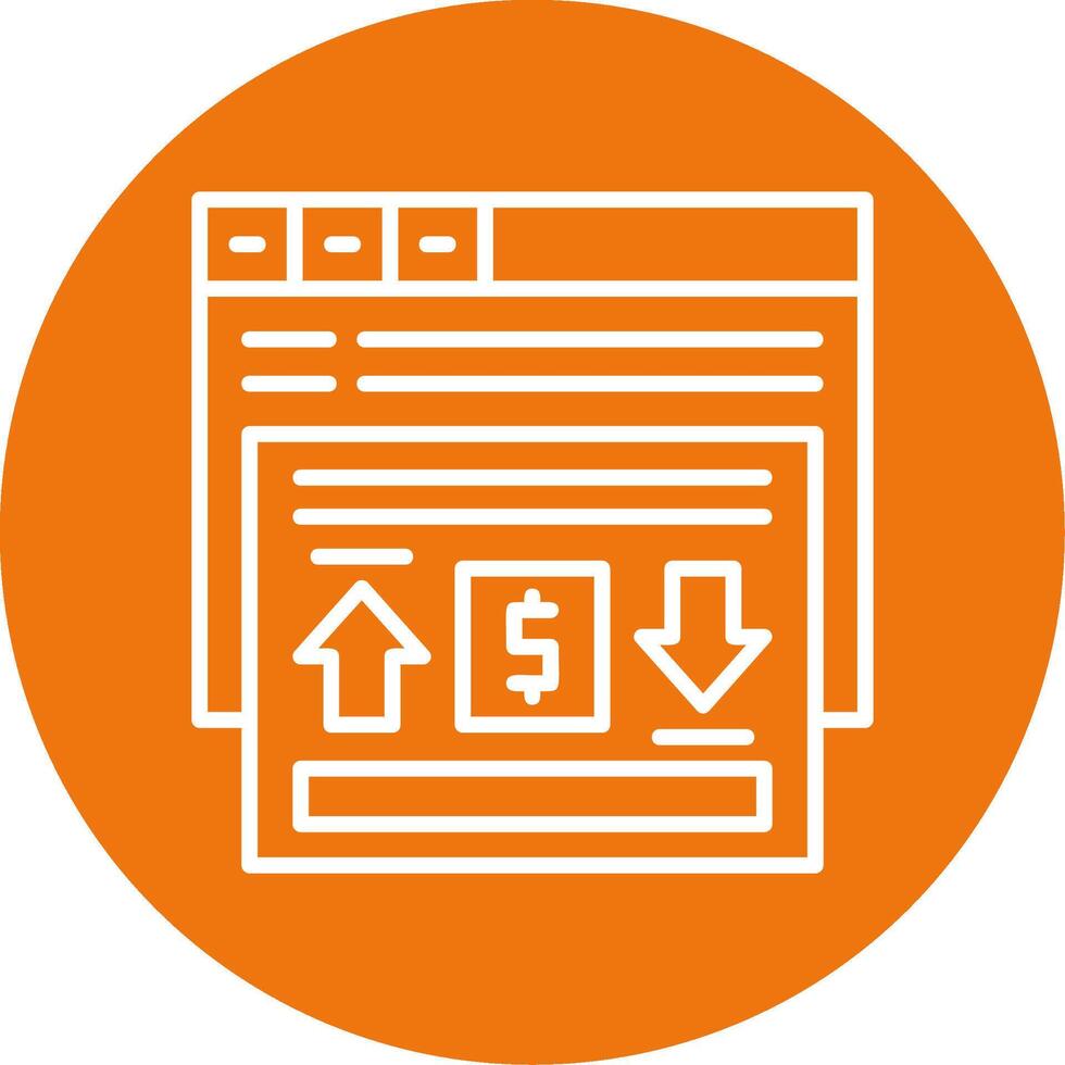 Cost per click Icon Design Symbol vector