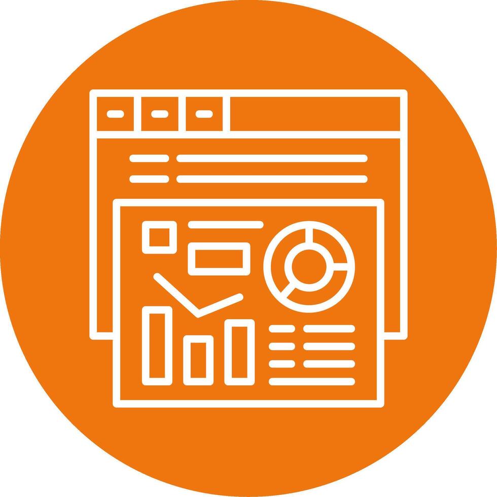 Metrics Icon Design Symbol vector