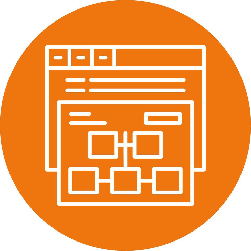Sitemap Icon Design Symbol vector