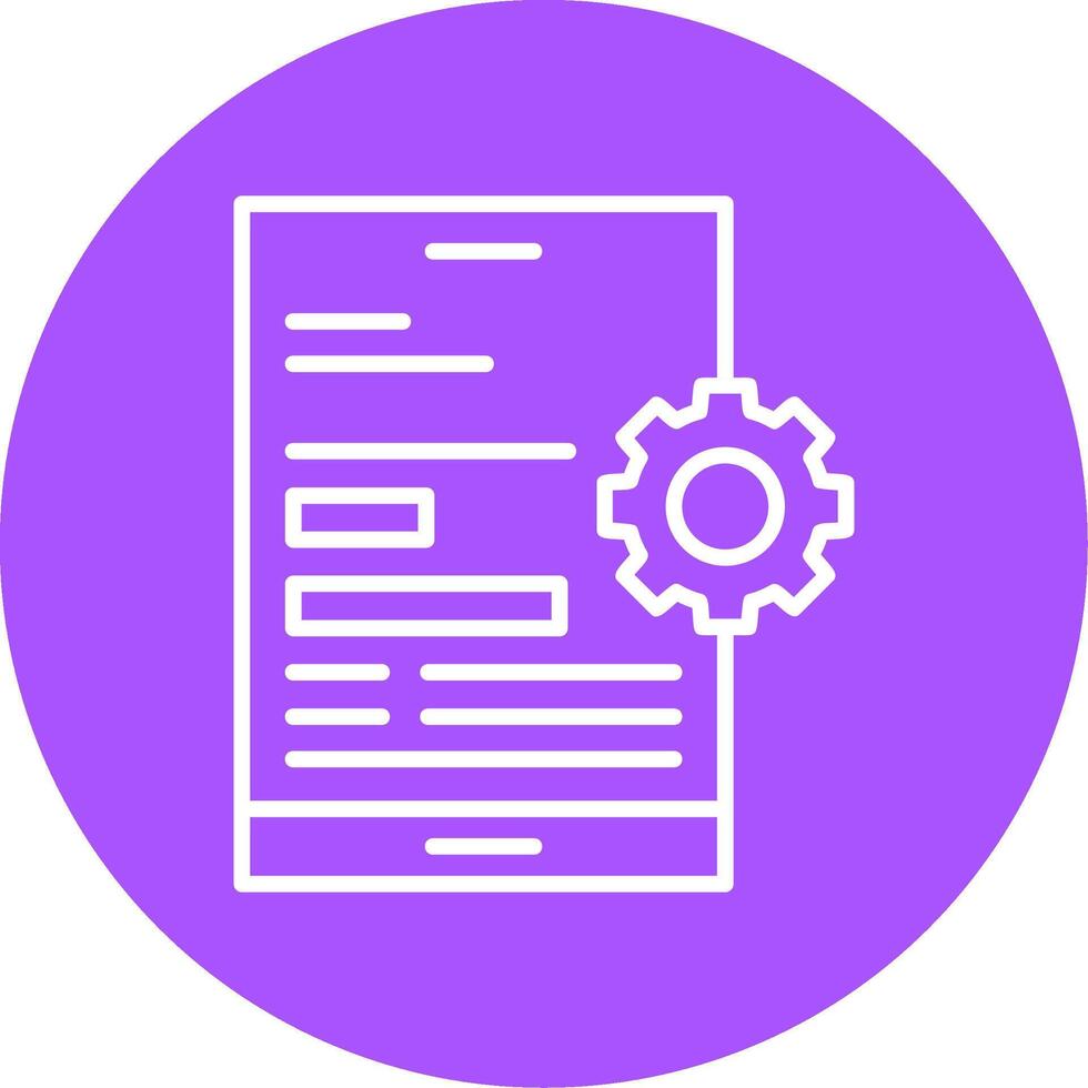 Mobile optimization Icon Design Symbol vector