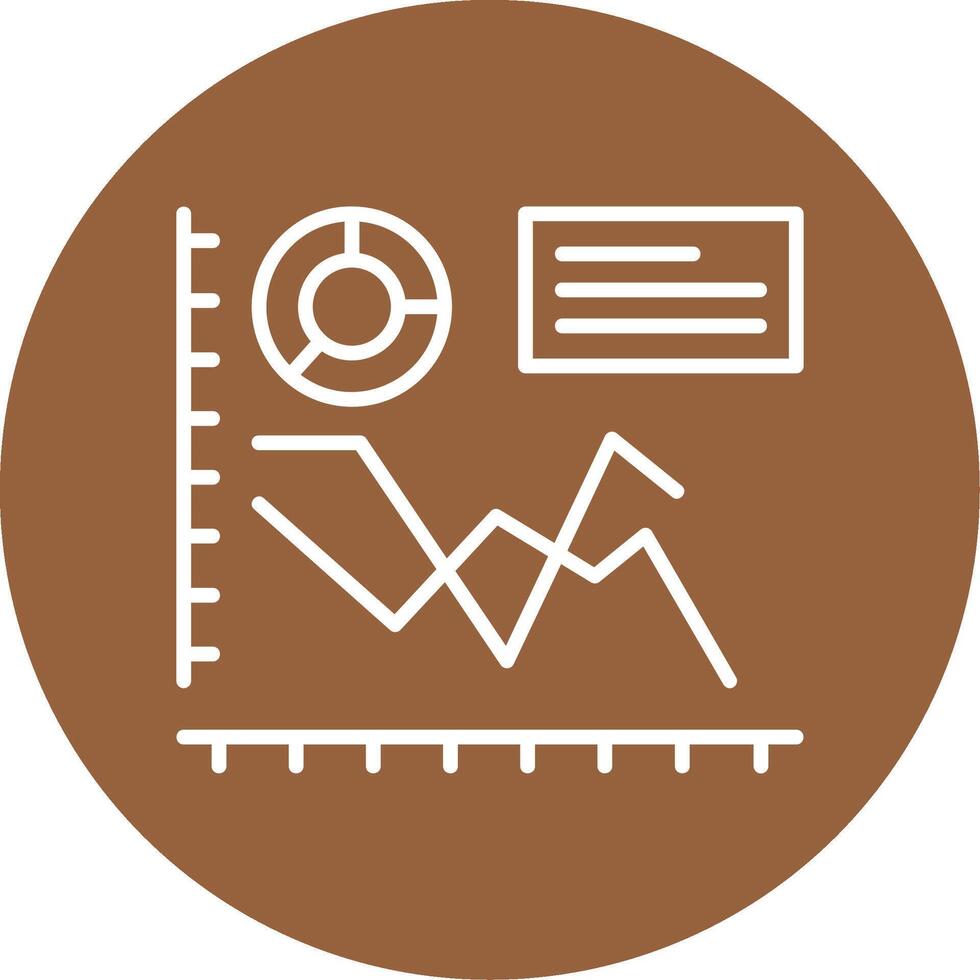 Line chart Icon Design Symbol vector