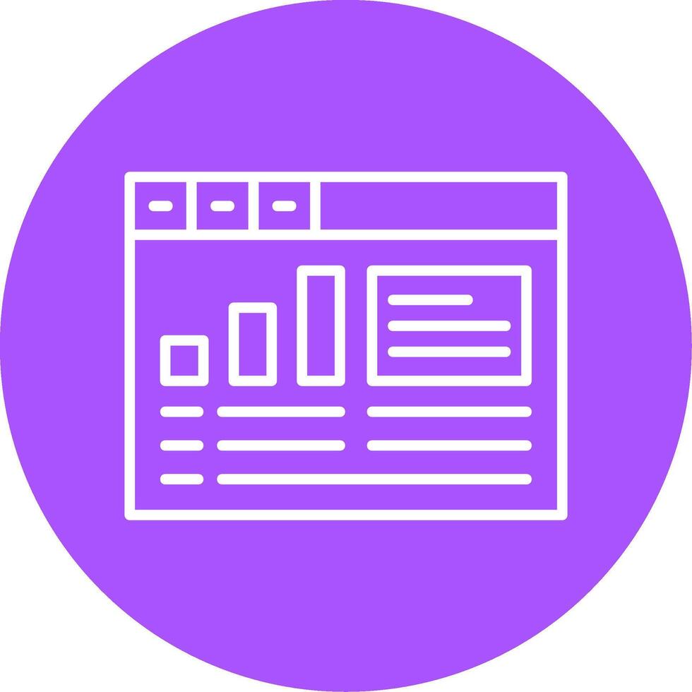 Google Analytics Icon Design Symbol vector