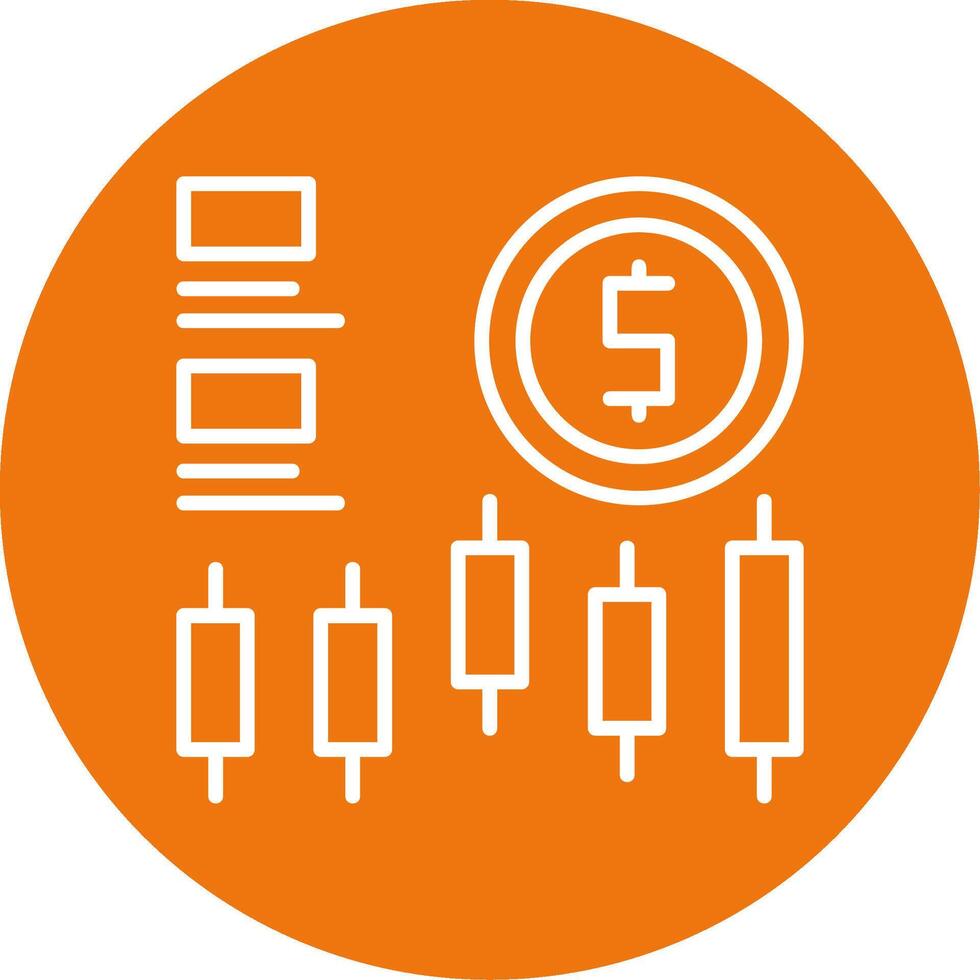 Stock market Icon Design Symbol vector