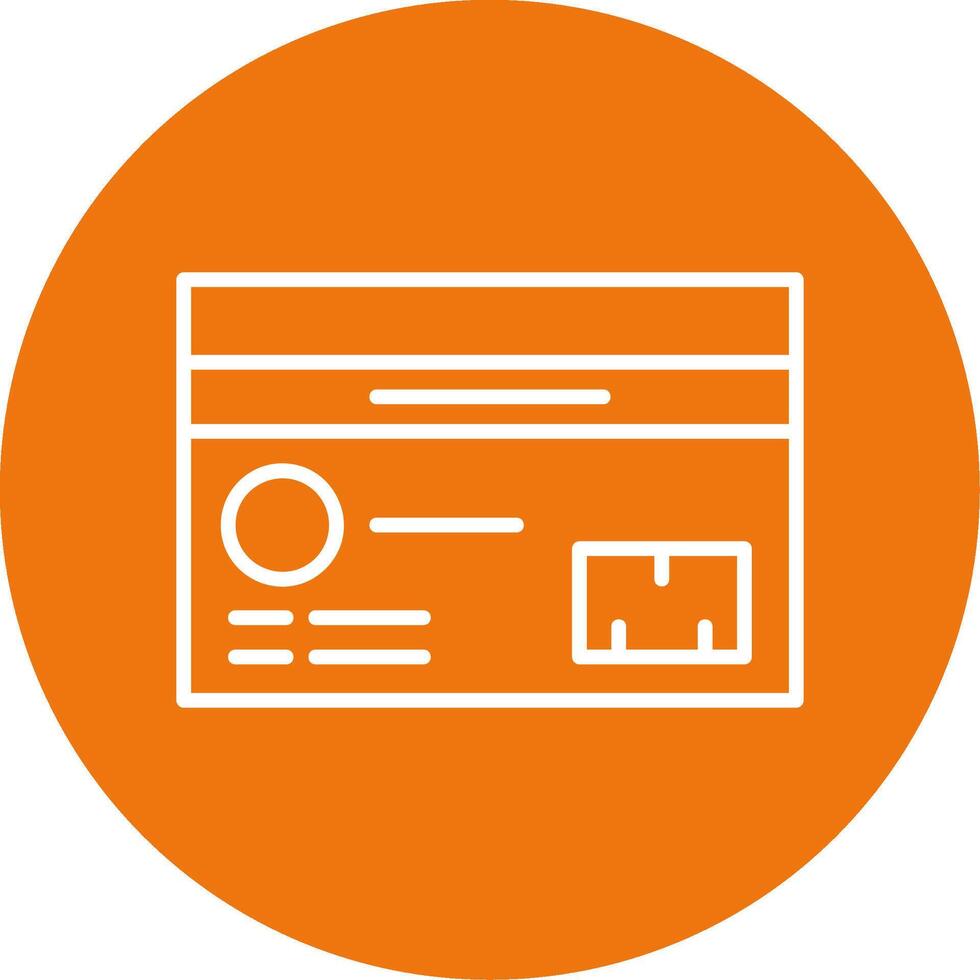 ATM card Icon Design Symbol vector