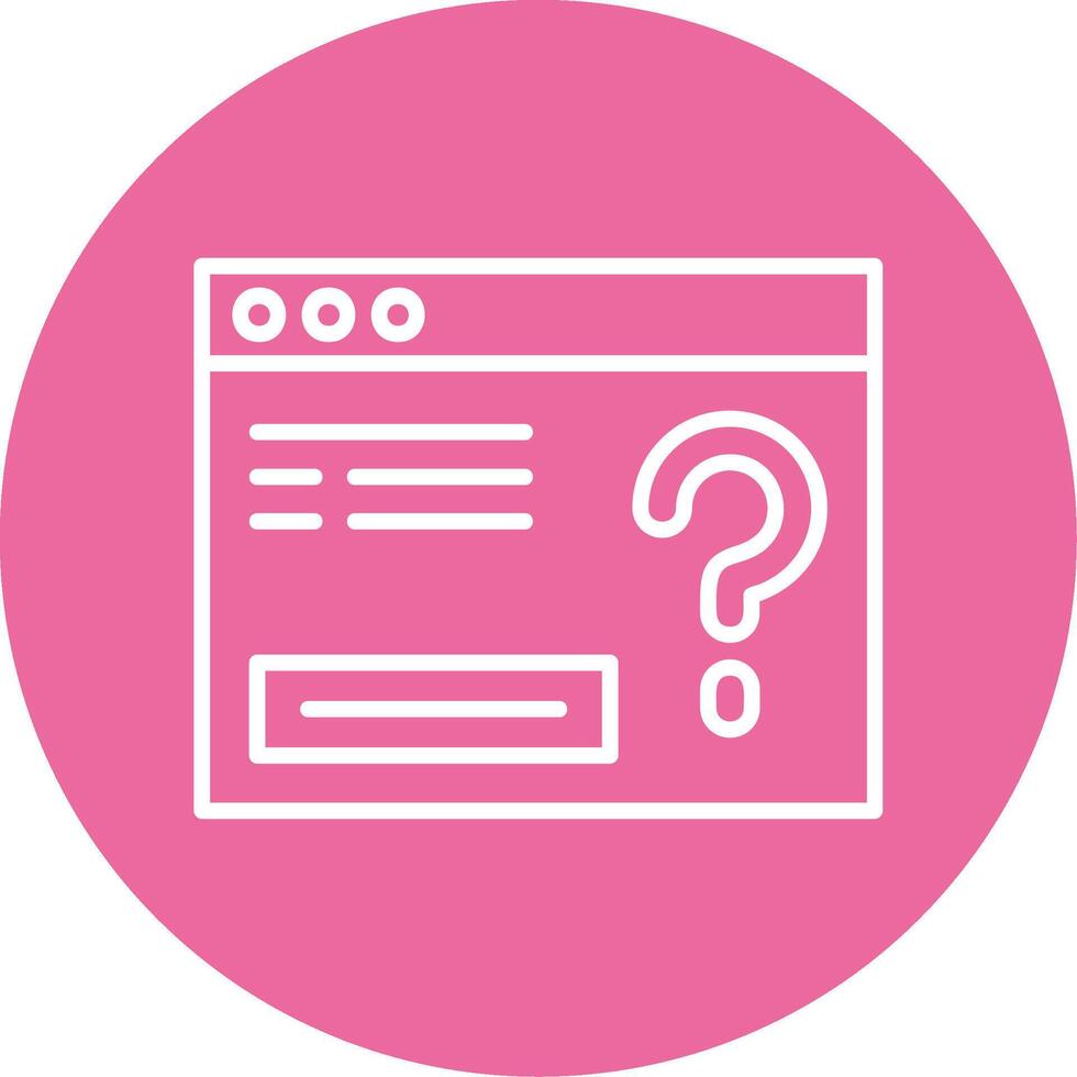 FAQ Icon Design vector