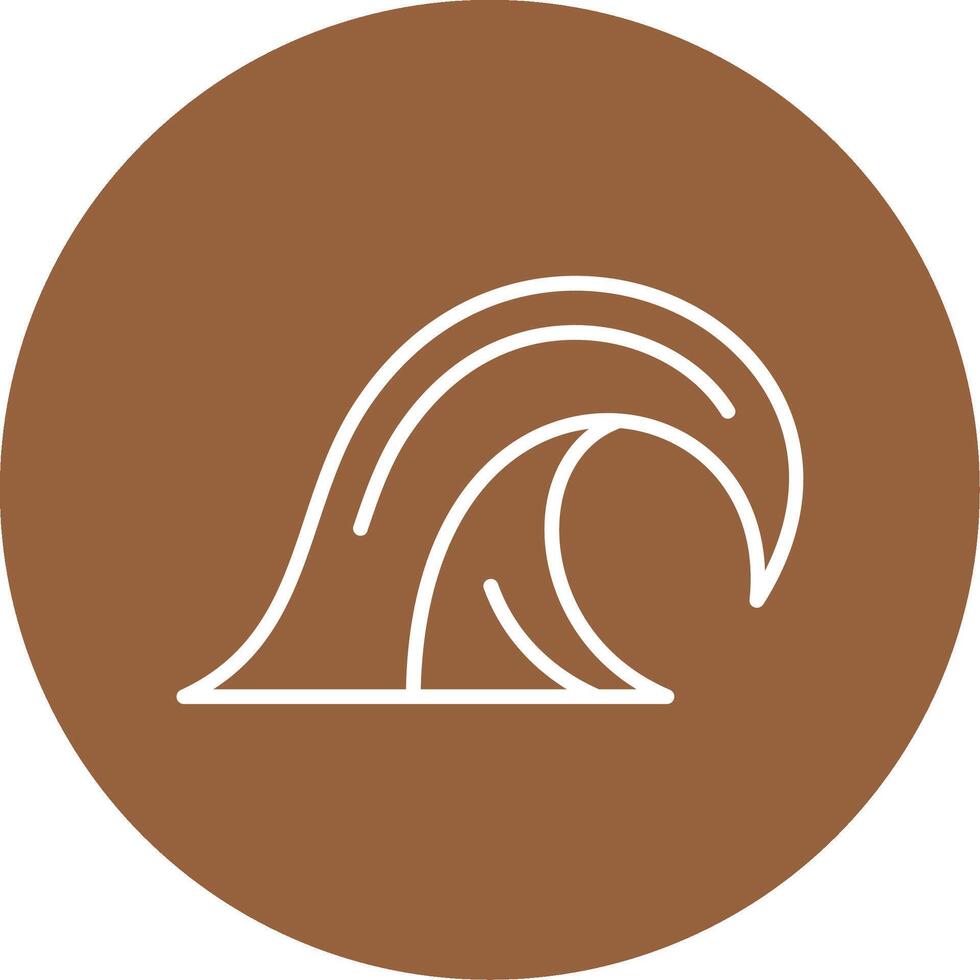 Waves Icon Design Symbol vector