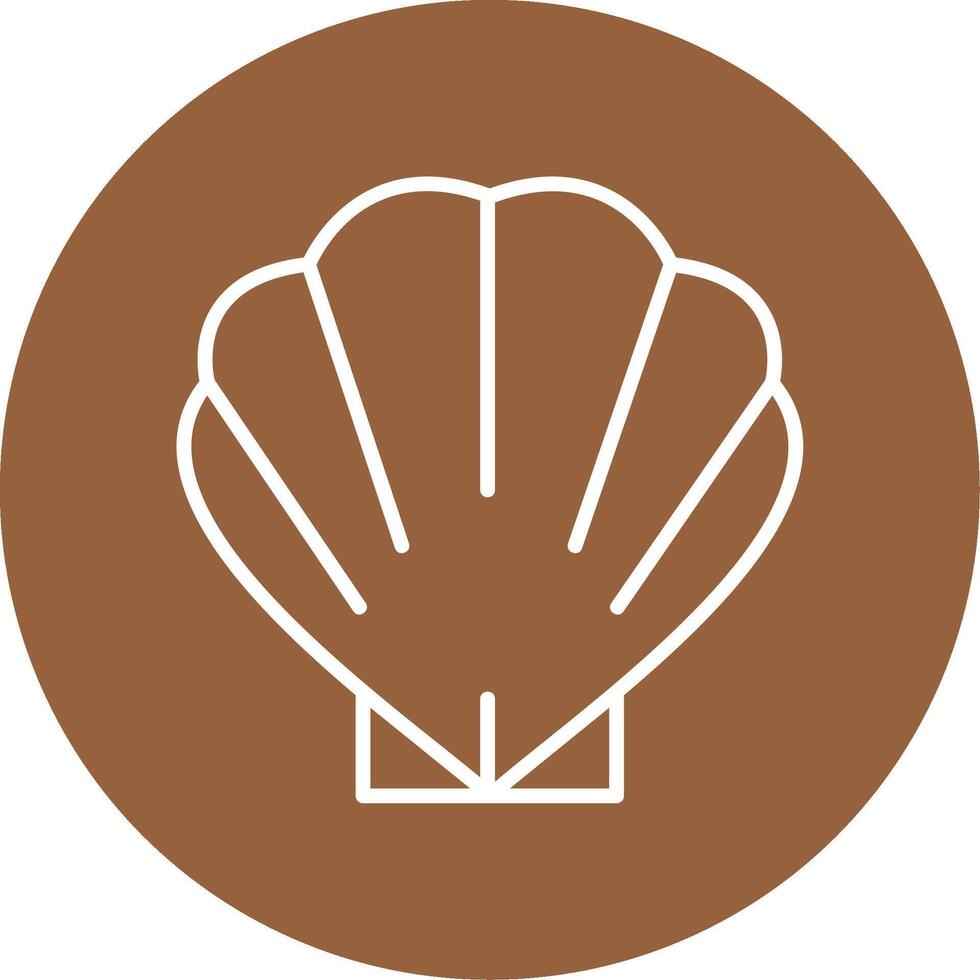 Seashell Icon Design Symbol vector