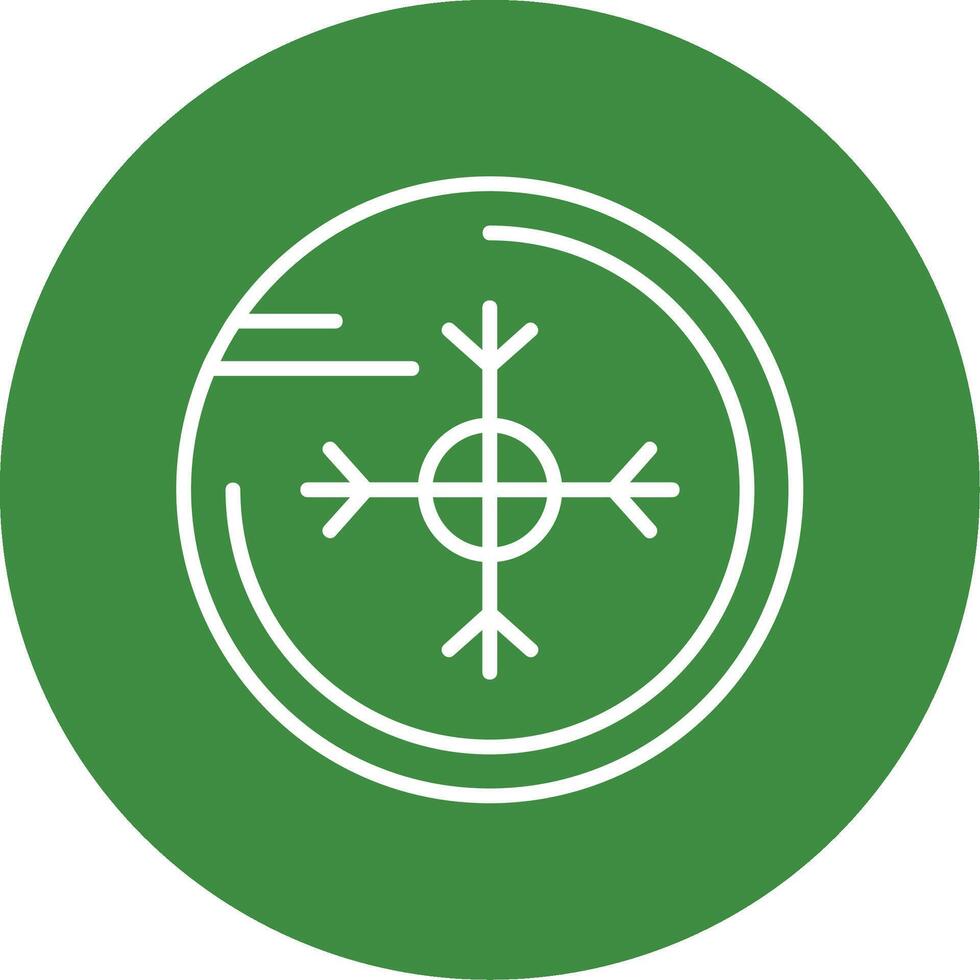 Snowflake Icon Design vector