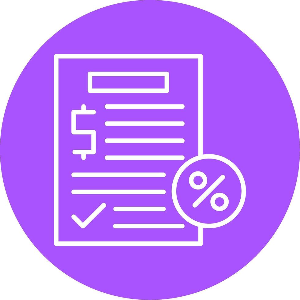 Taxation Icon Design Symbol vector