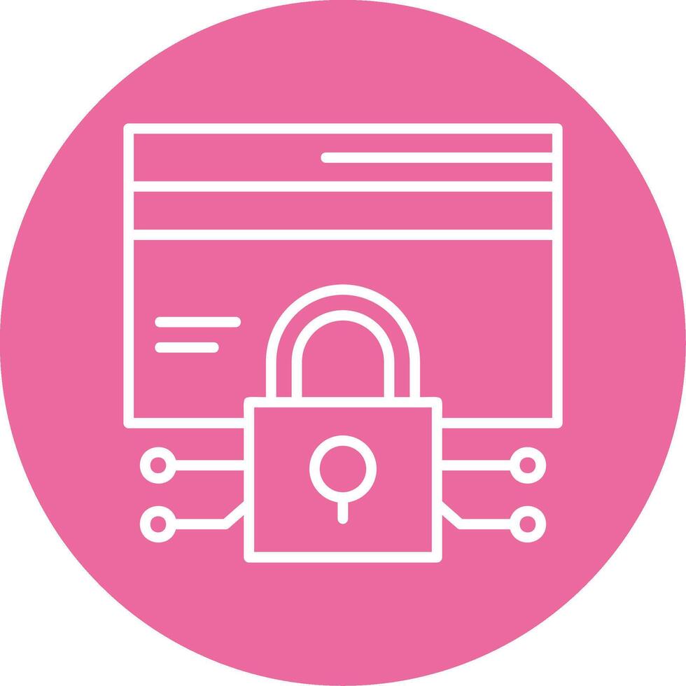 Data encryption Icon Design Symbol vector