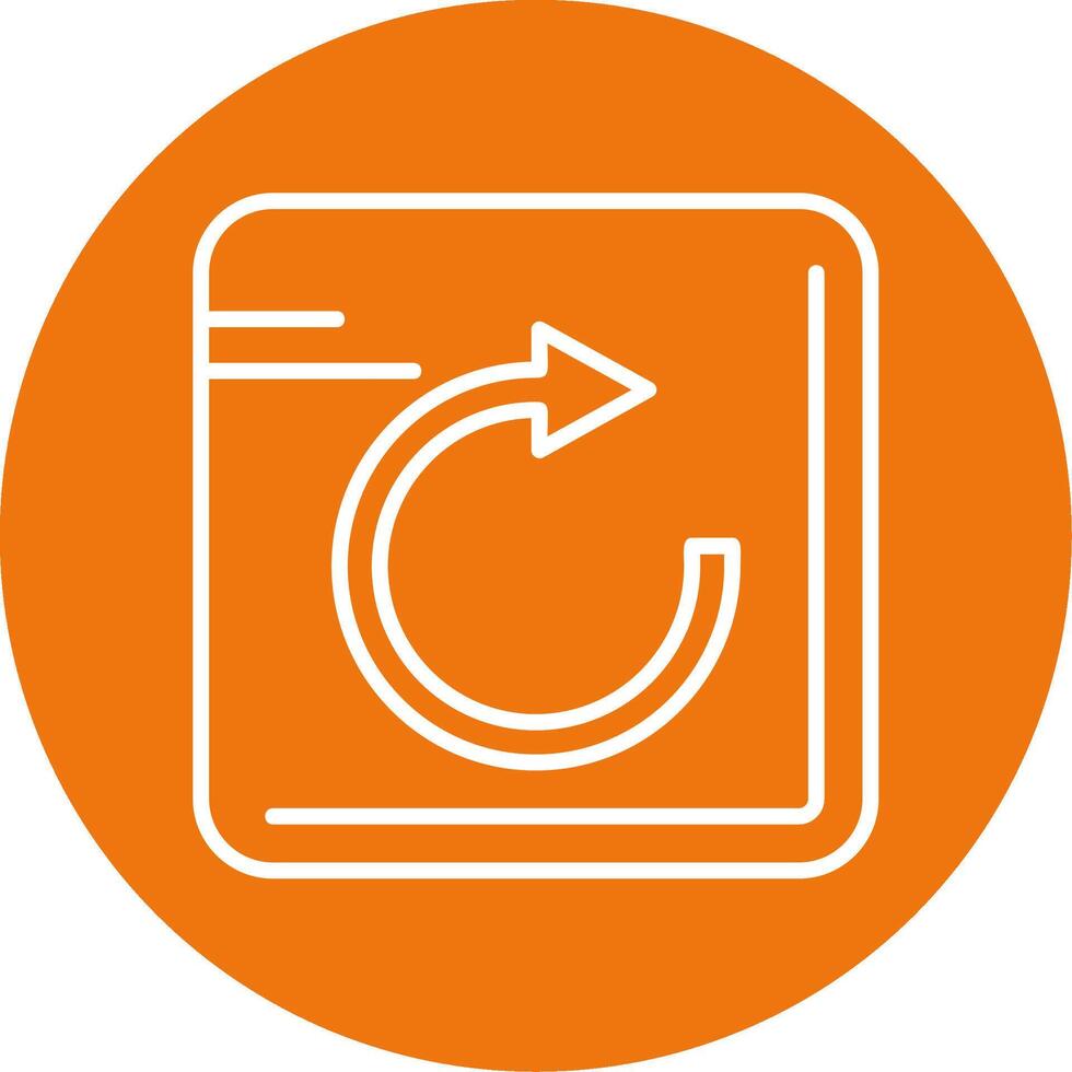 Undo Icon Design vector