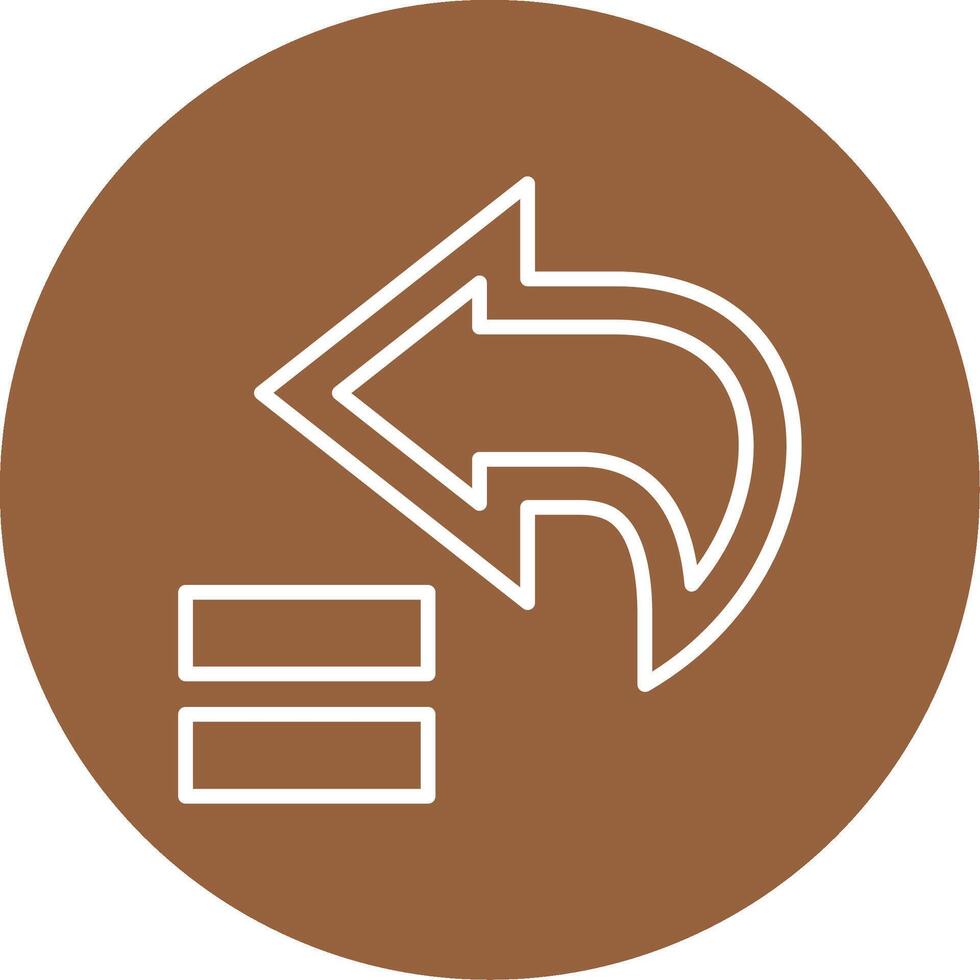 Backward Icon Design vector