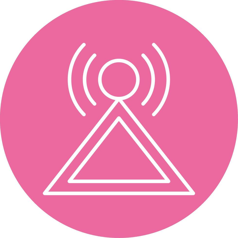 Brodcast Icon Design vector