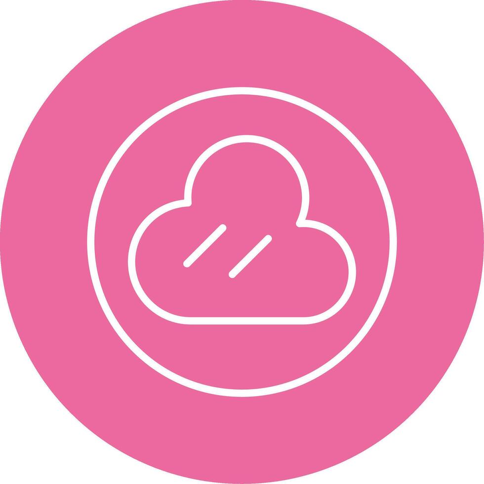 Cloud Circle Icon Design vector