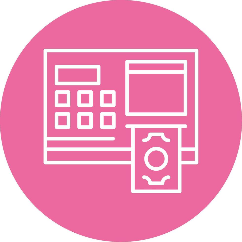 ATM Icon Design vector