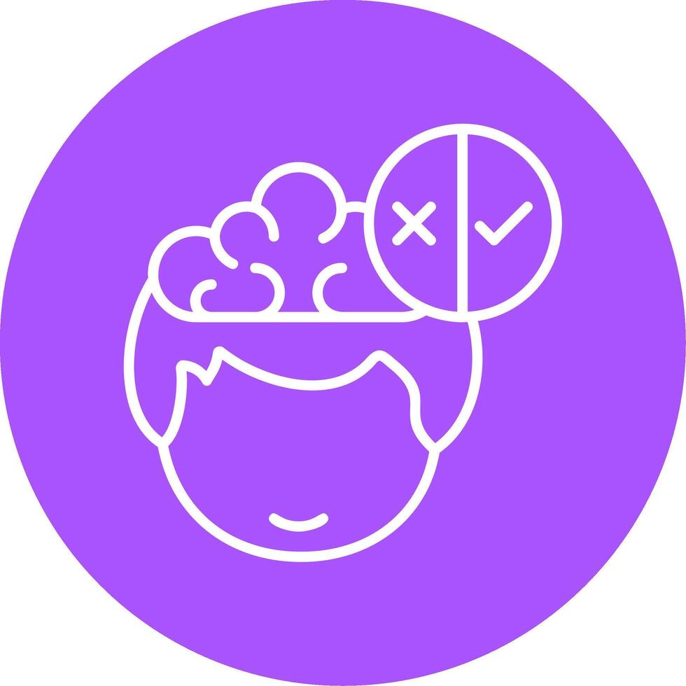 Decision Icon Design Symbol vector