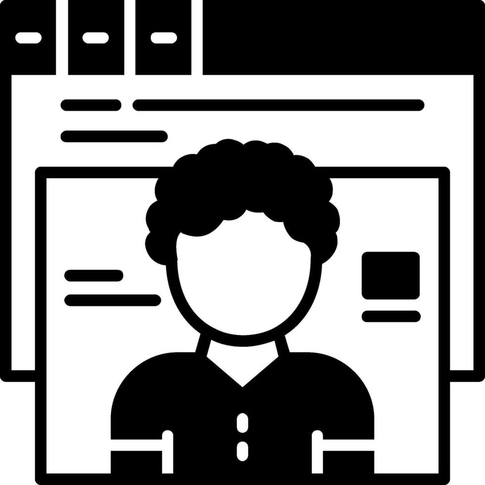 Unique visitors Icon Design Symbol vector