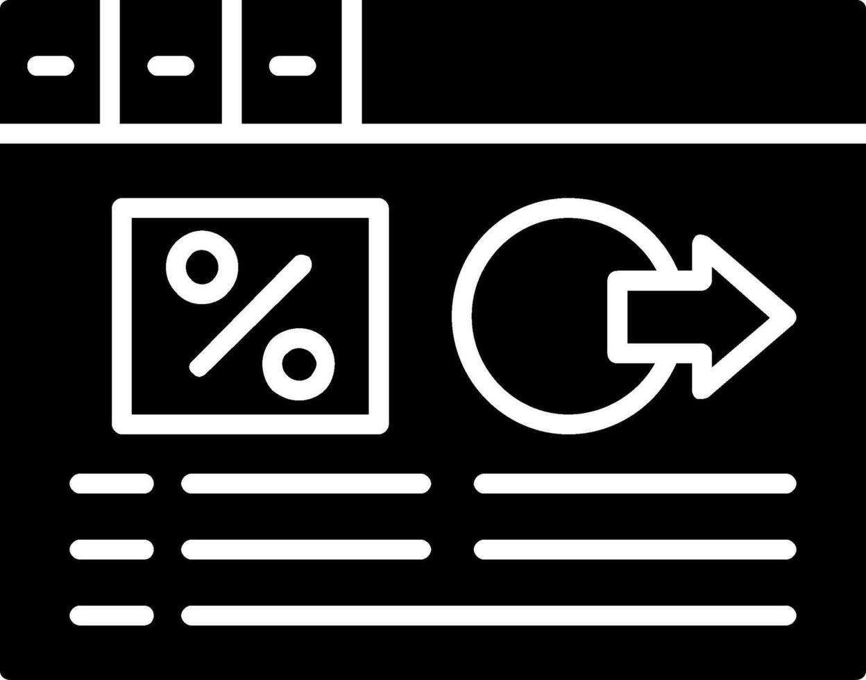 Bounce rate Icon Design Symbol vector