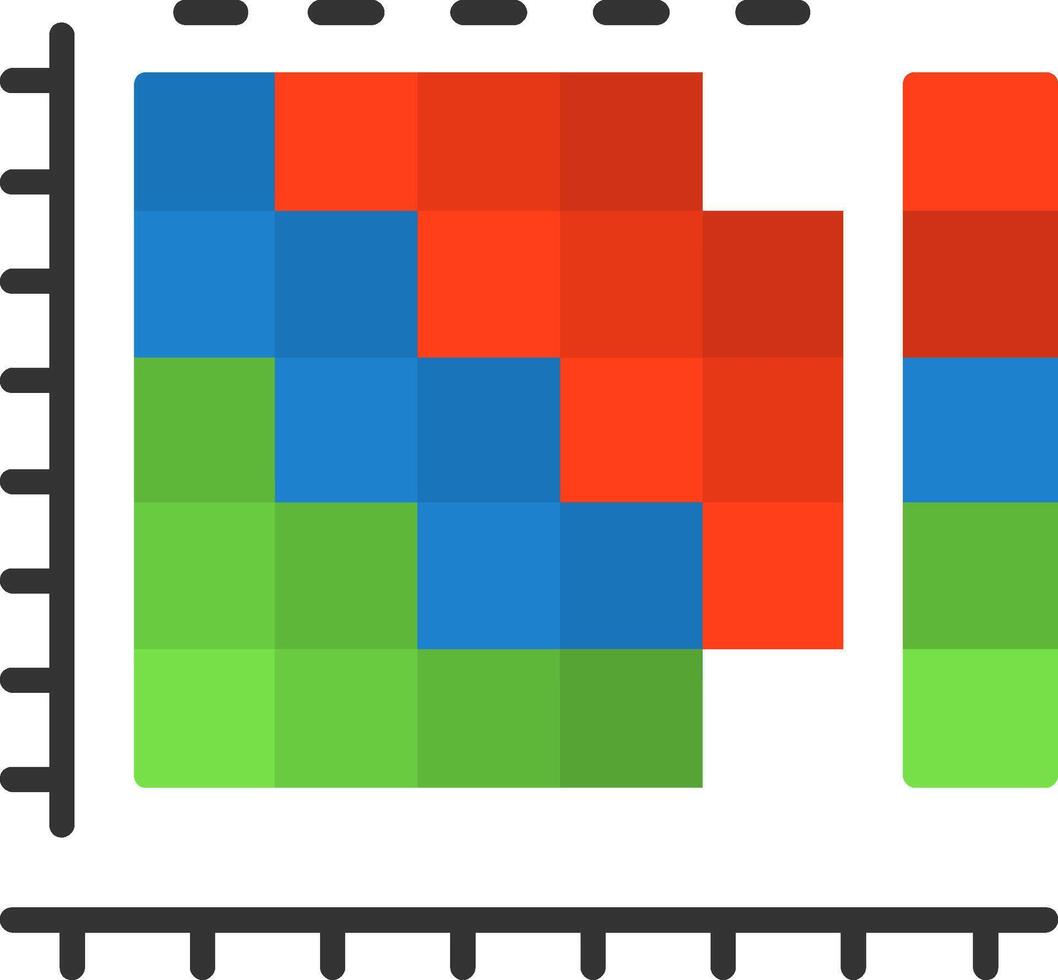 Heatmap Icon Design Symbol vector