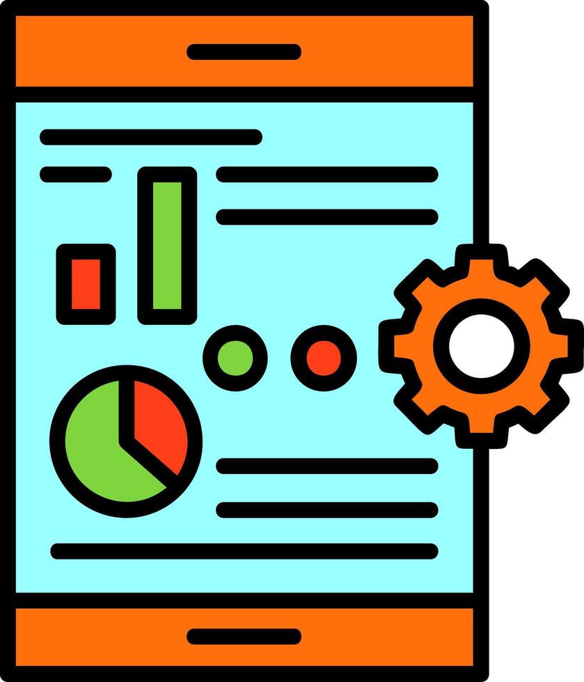 Real-time data Icon Design Symbol vector