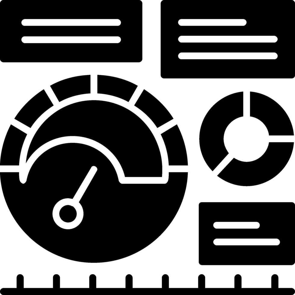 KPI Icon Design Symbol vector